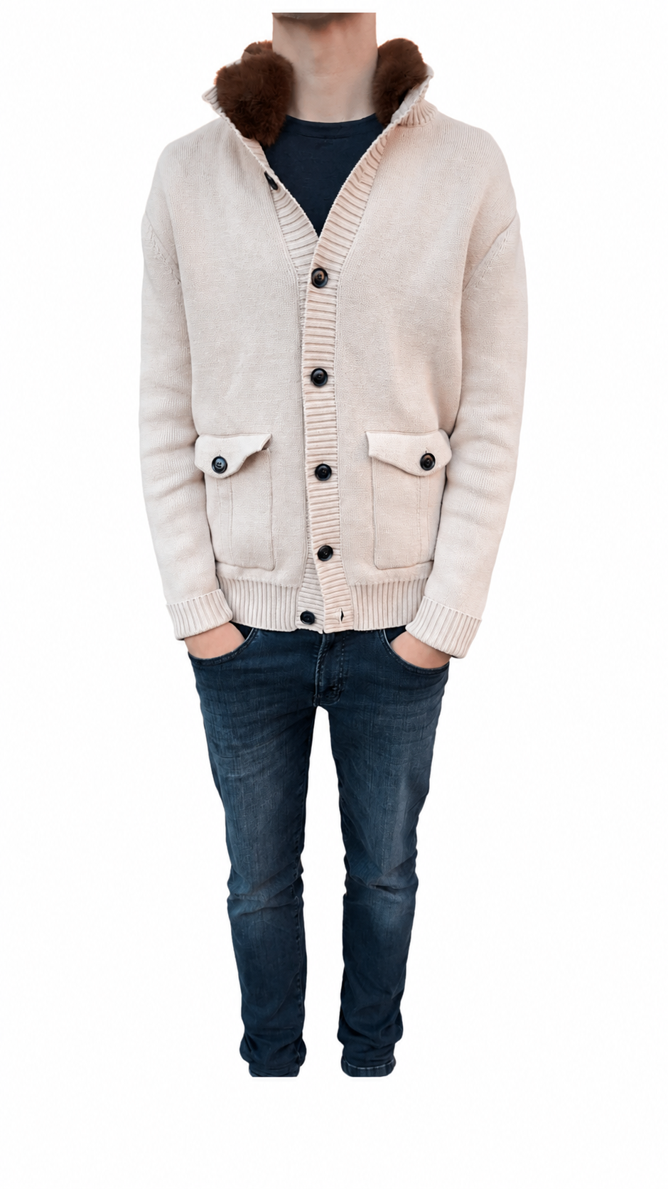 Beige Cardigan